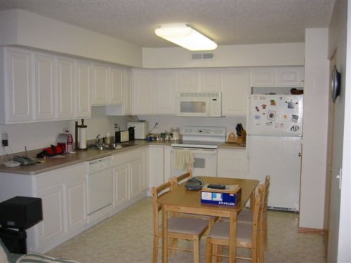 His new kitchen